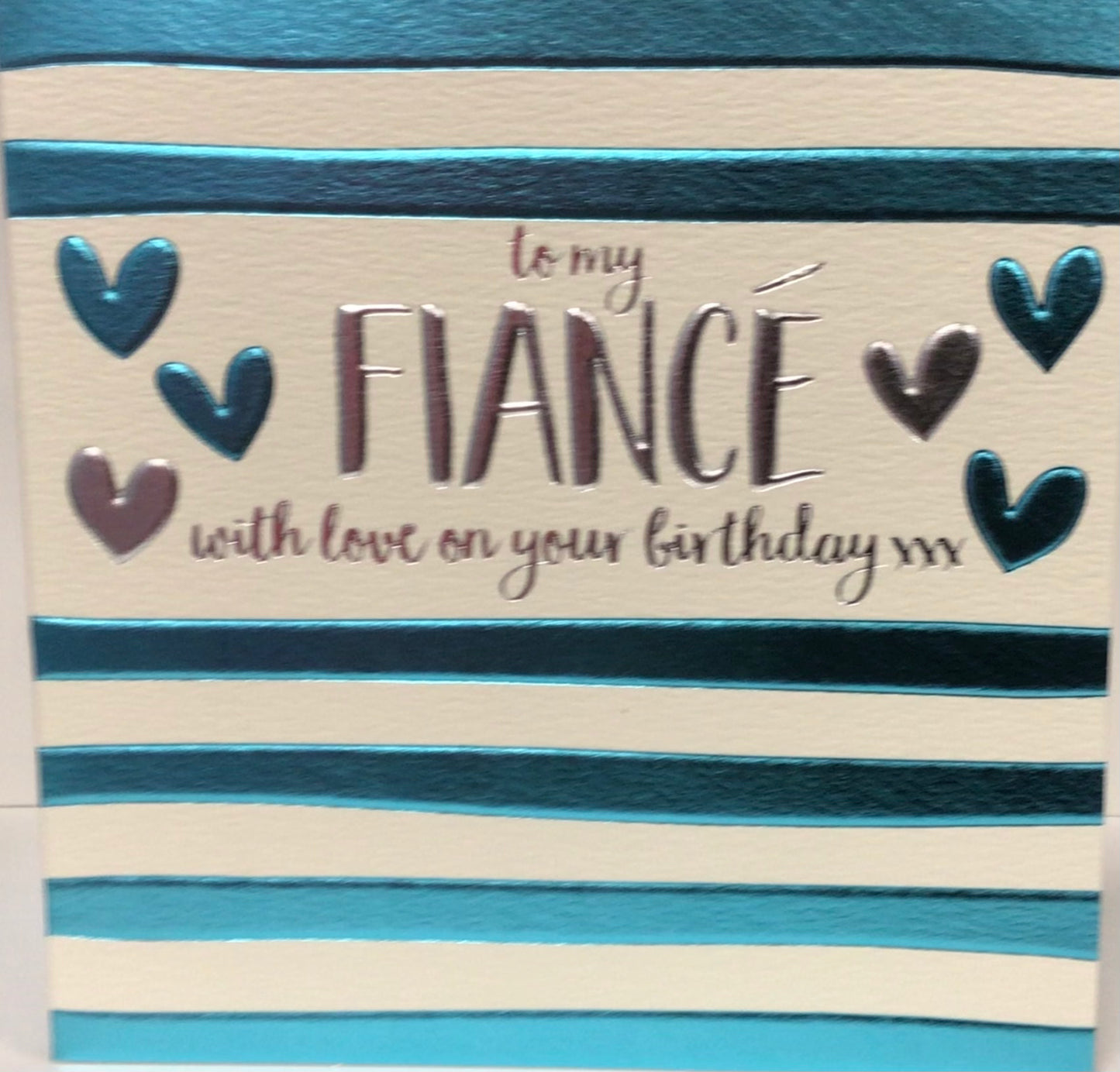 Fiancé birthday card - WJB