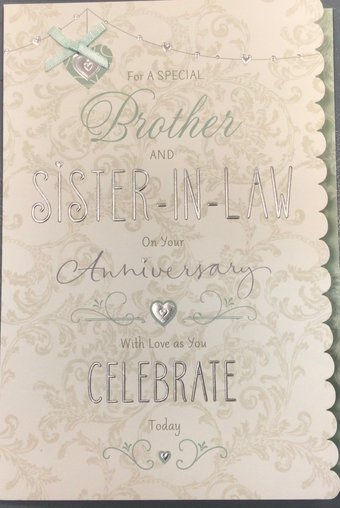 Brother &SIL anniversary hallmark