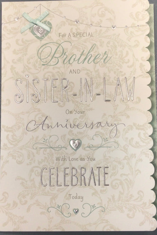 Brother &SIL anniversary hallmark