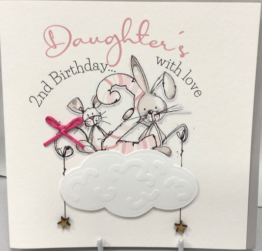 Daughter 2nd Birthday Card - Tracey Russell