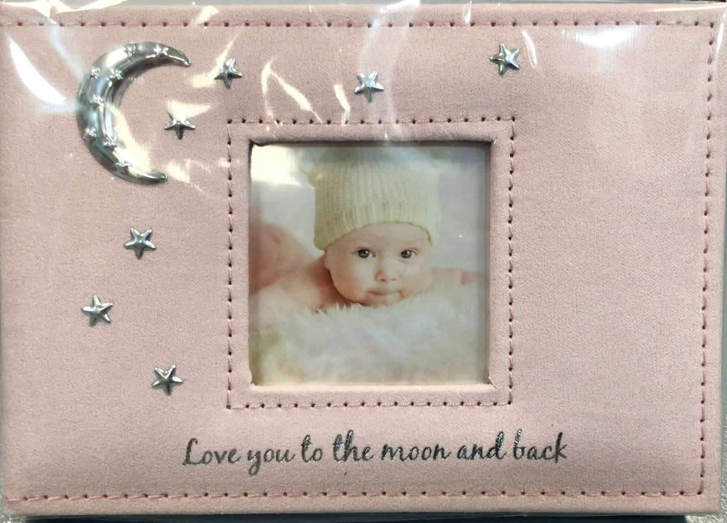 Love you to the Moon and back photograph album (pink)