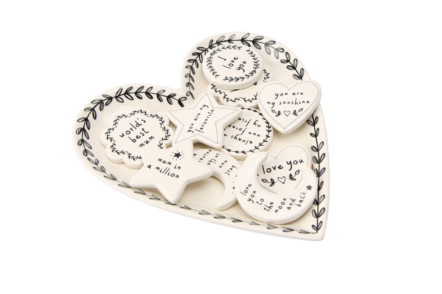 Assorted Ceramic Tokens