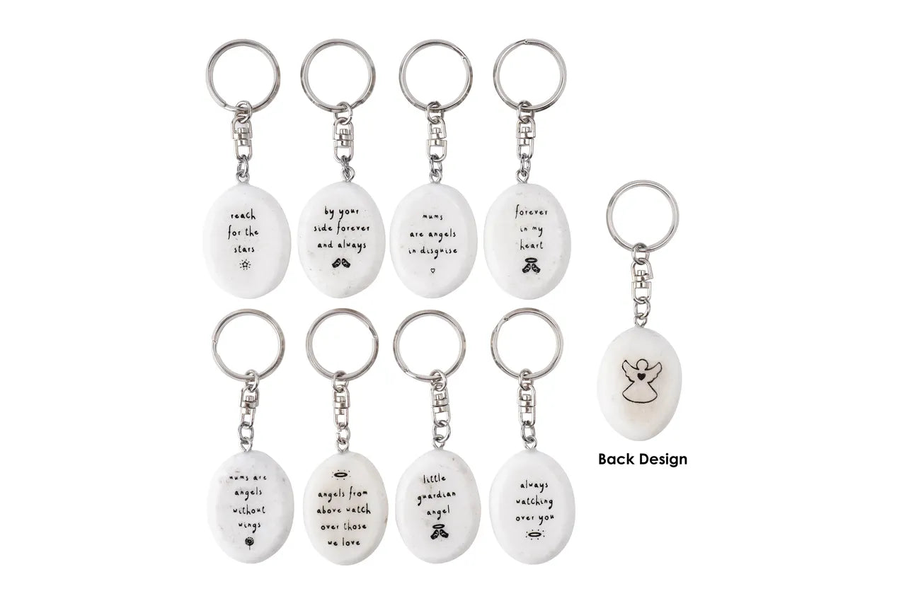 Sentiment Stone Keyrings