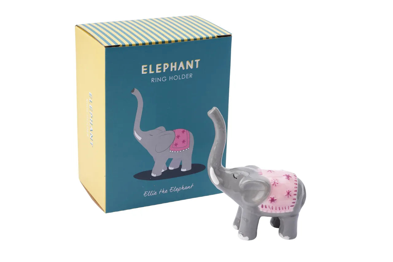 Ellie the Elephant Ring Holder - Adorable and Functional Jewellery Organiser. Available at Sweet P, Burnside, Glasgow