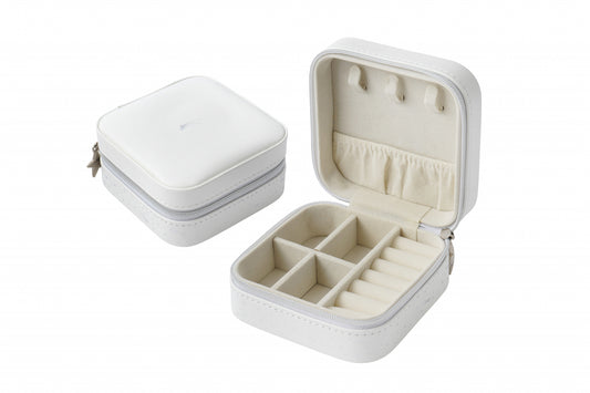 White Square Jewellery Box with Shooting Star Design