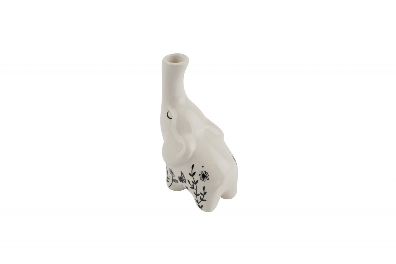 Ceramic Elephant Bud Vase