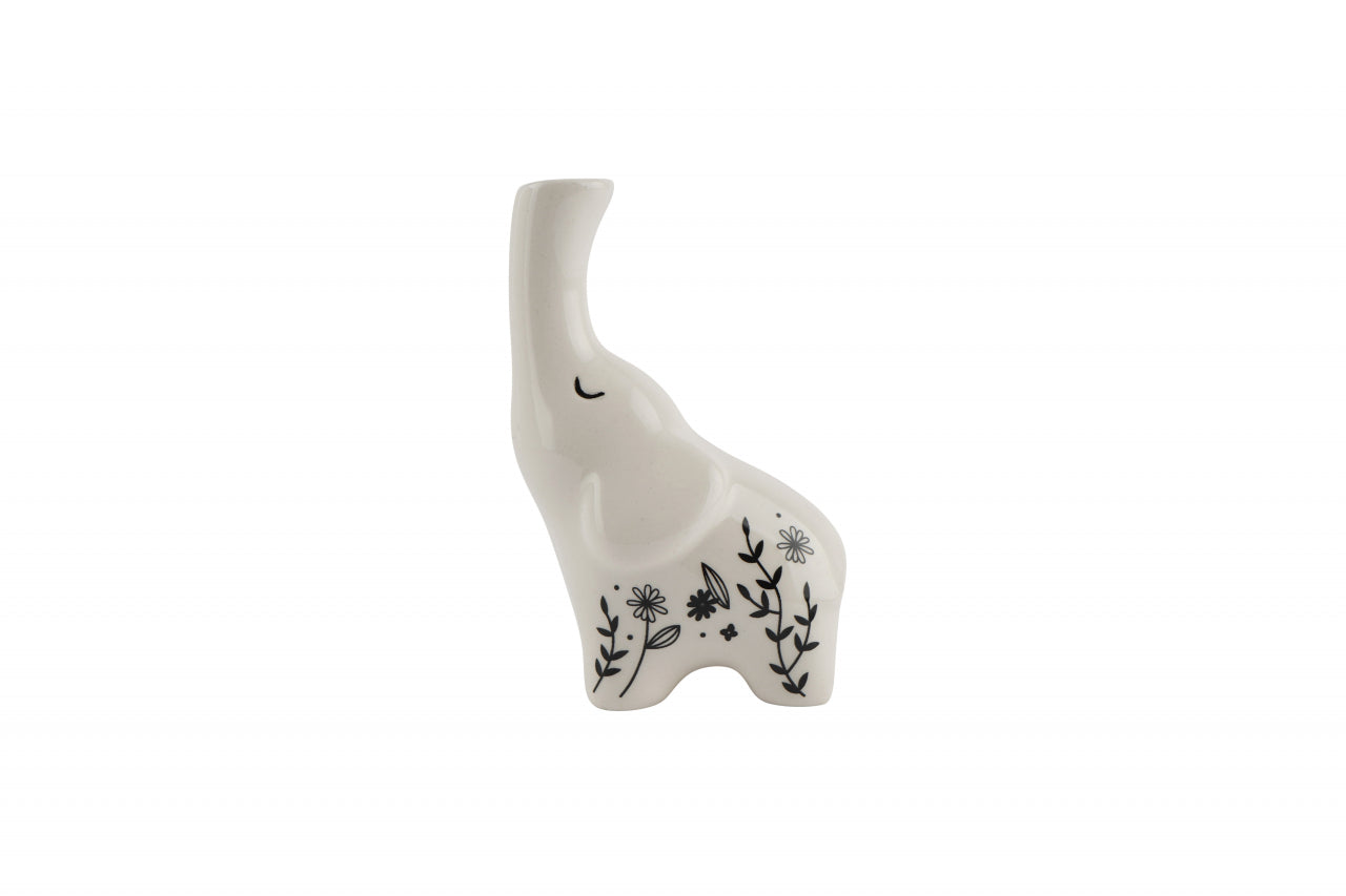 Ceramic Elephant Bud Vase