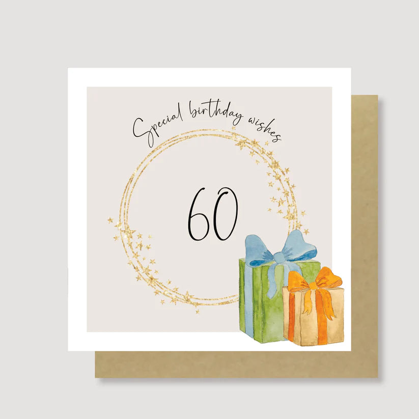 60th Birthday Card