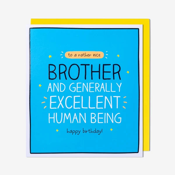Brother Birthday Card