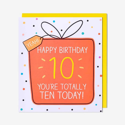 10th Birthday Card
