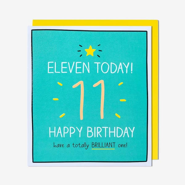 11th Birthday Card