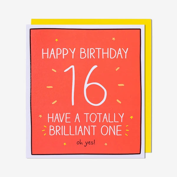 16th Birthday Card