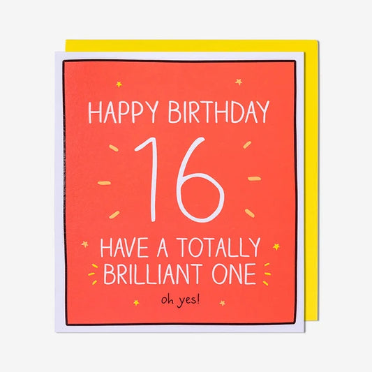 16th Birthday Card