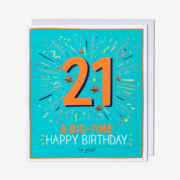 21st Birthday Card