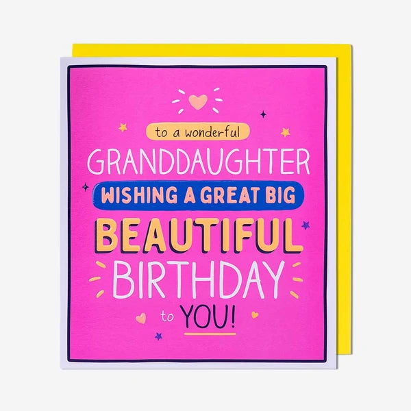 Granddaughter Birthday Card