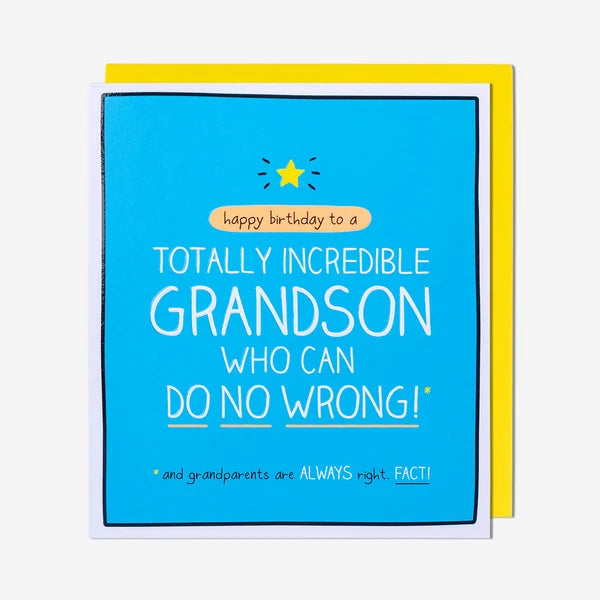 Grandson Birthday Card