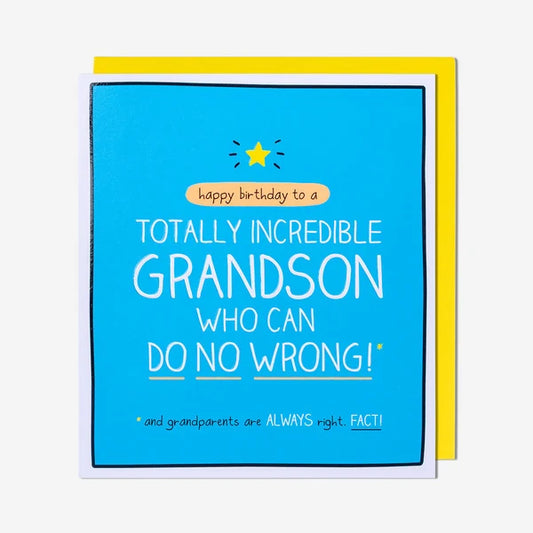 Grandson Birthday Card