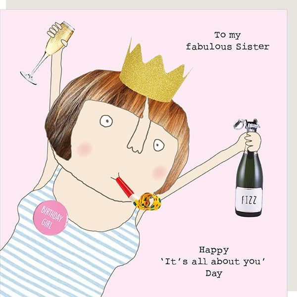Sister Birthday Card - Rosie Made A Thing