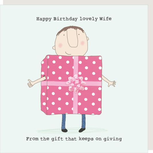 Wife Birthday Card - Rosie Made A Thing