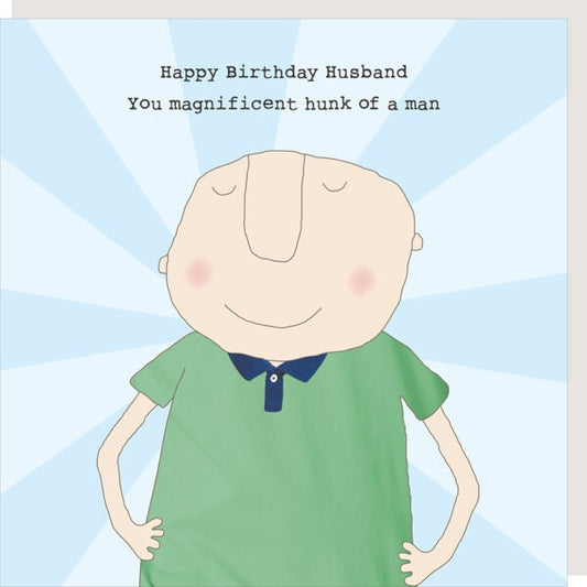 Husband Birthday Card - Rosie Made A Thing