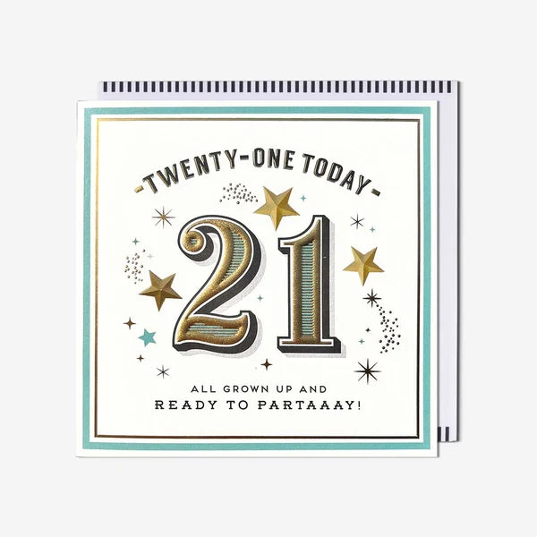 21st Birthday Card