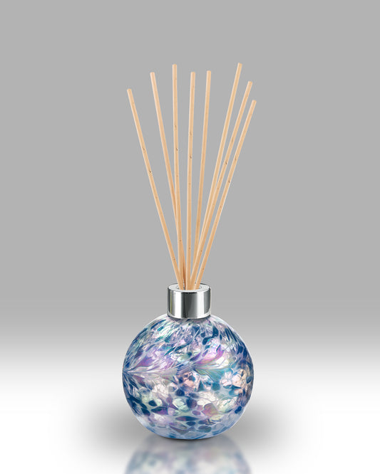 Handmade Blown Glass Round Reed Diffuser