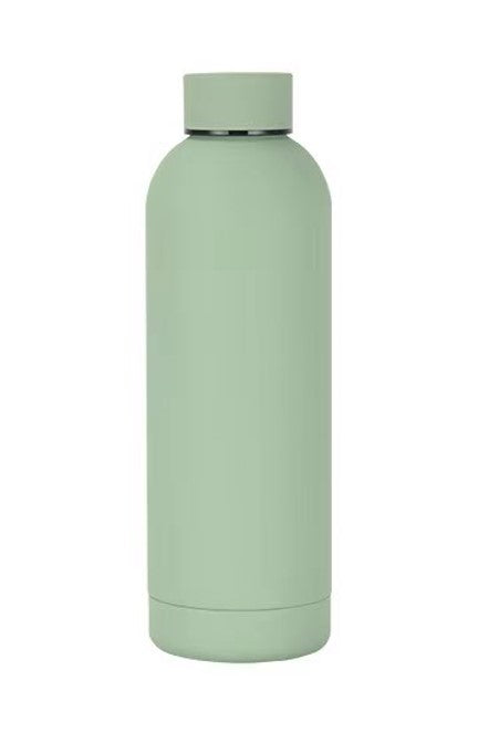 Personalised 500ml Double Wall Vacuum Insulated Water Bottle – Custom Birth Flower & Name Engraving