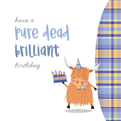 General Happy Birthday Card - Pink Pig Cards