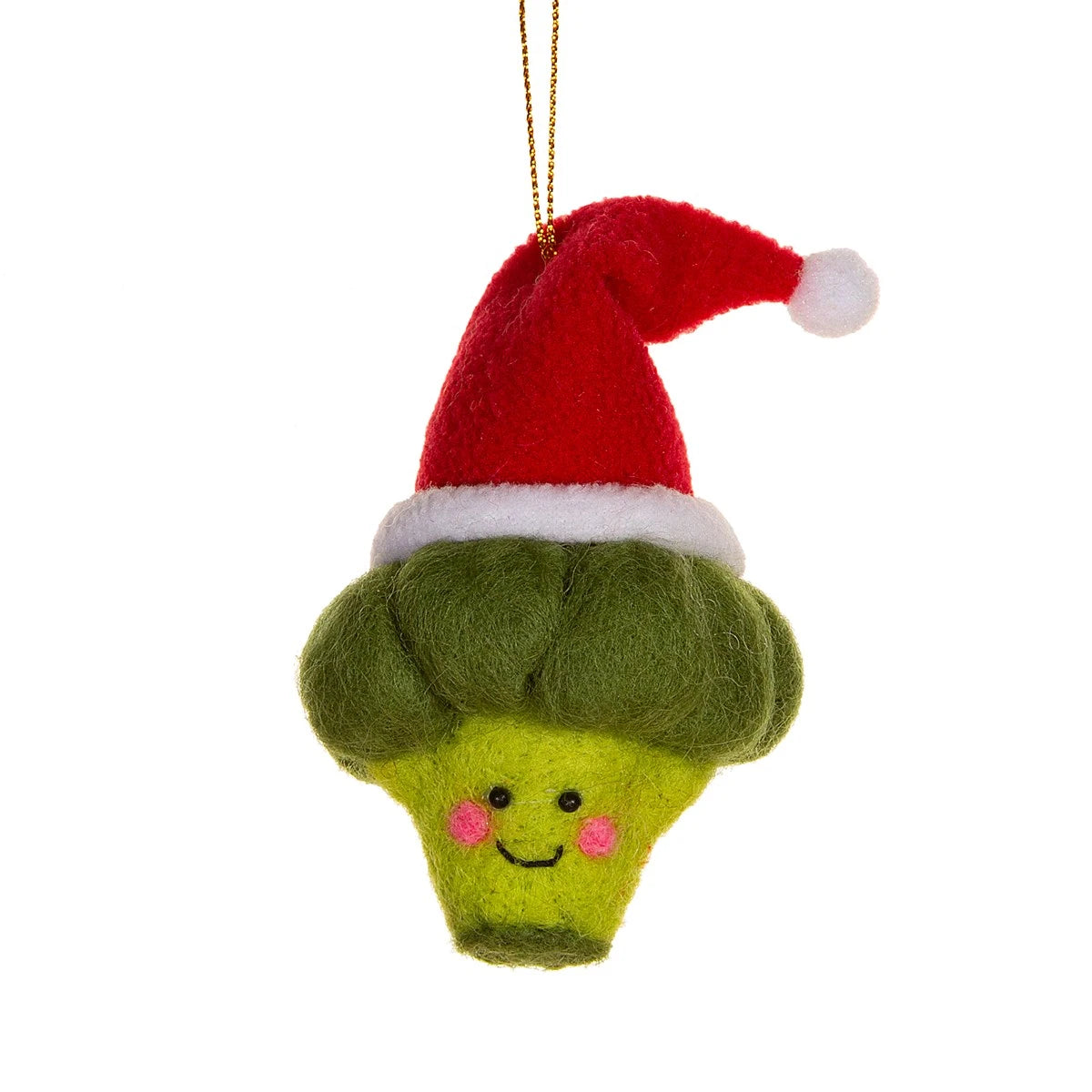 Happy Broccoli Felt Christmas Tree Decoration