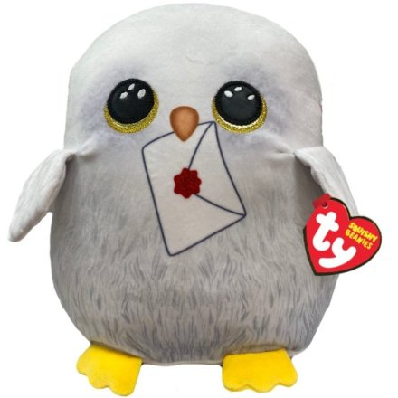 Harry Potter Hedwig Squishy Beanie Soft Toy – 10" Plush Owl Companion