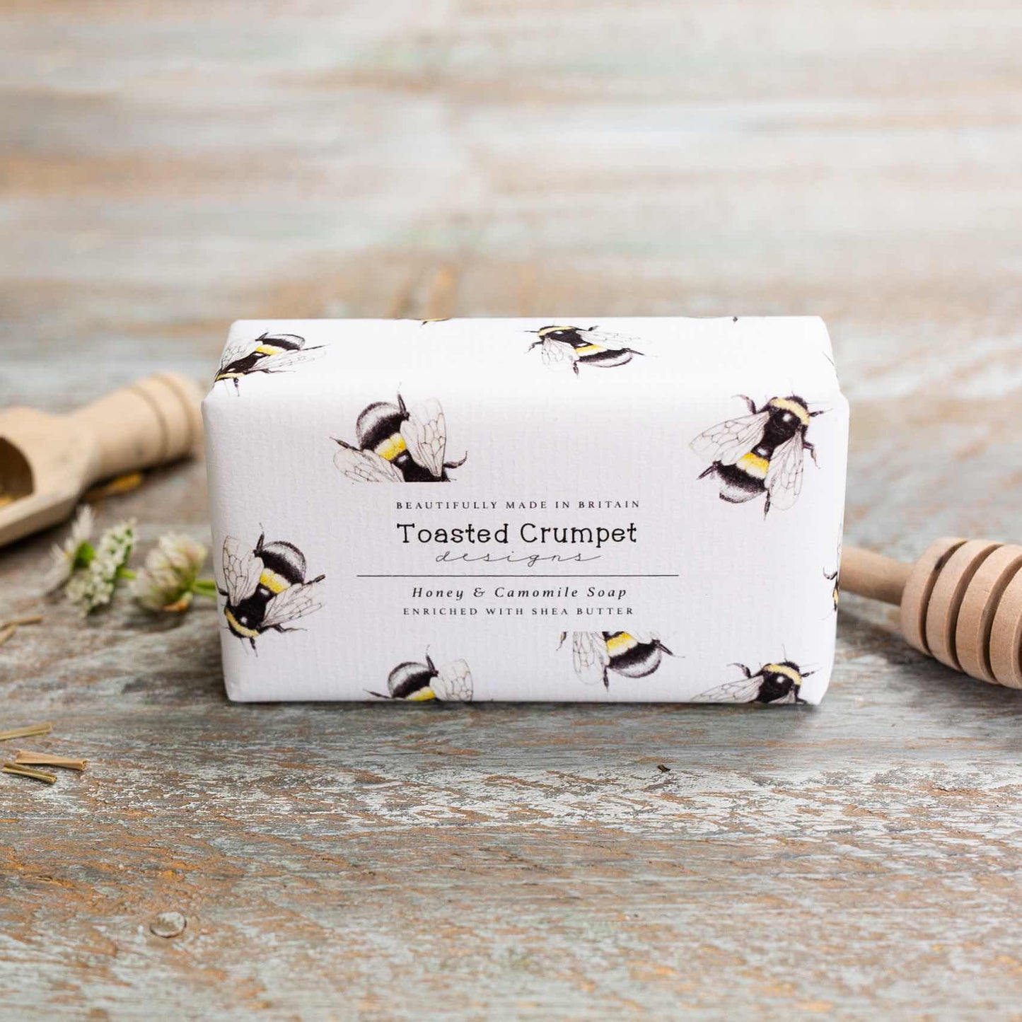 Honey & Camomile 190g Soap Bar - Toasted Crumpet