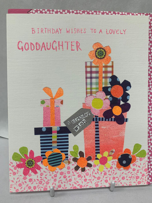 God Daughter Birthday Card - Papersalad - candy