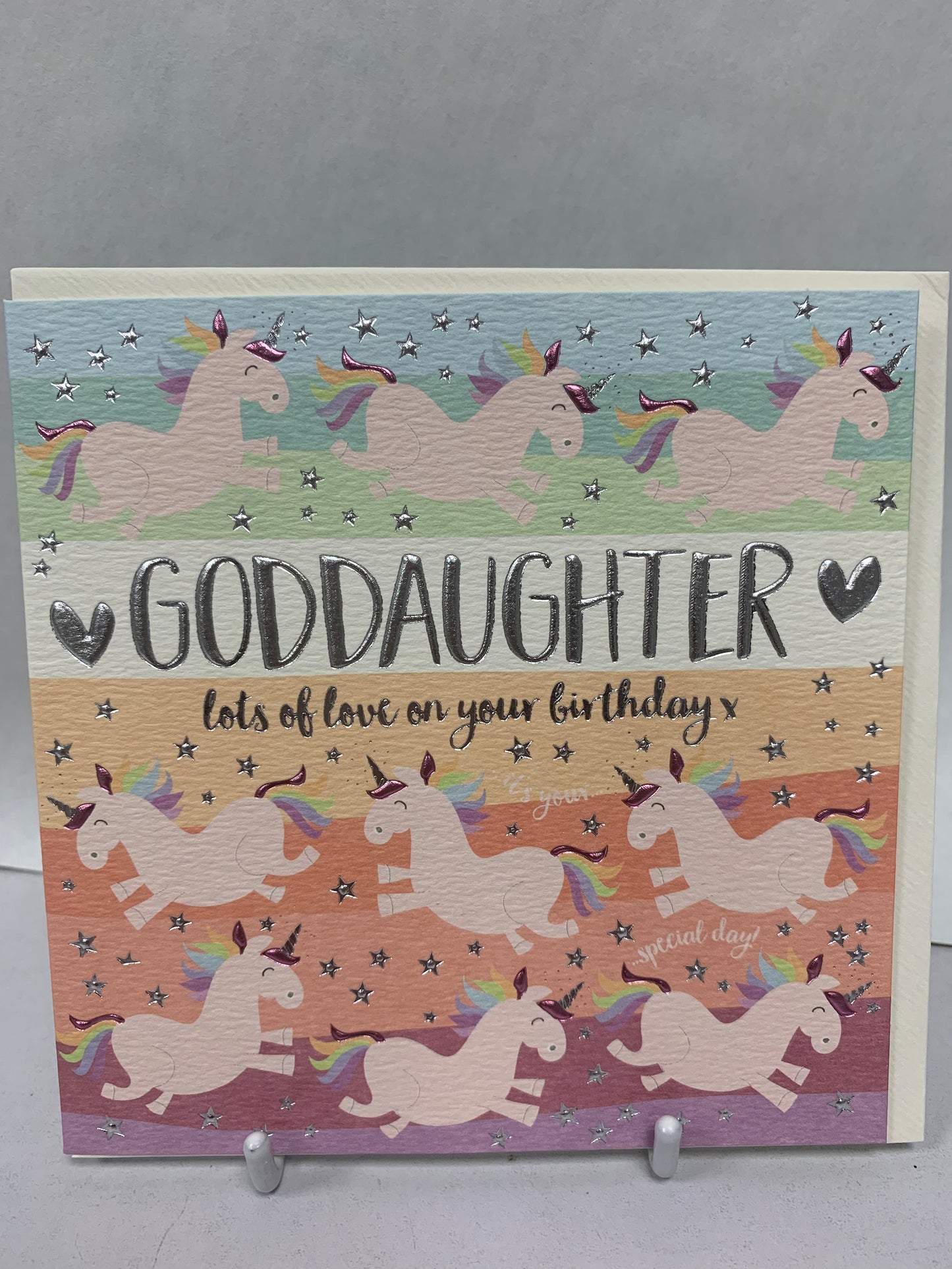 God Daughter Birthday Card- WJB - quicksilver