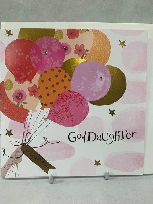 God Daughter Birthday Card