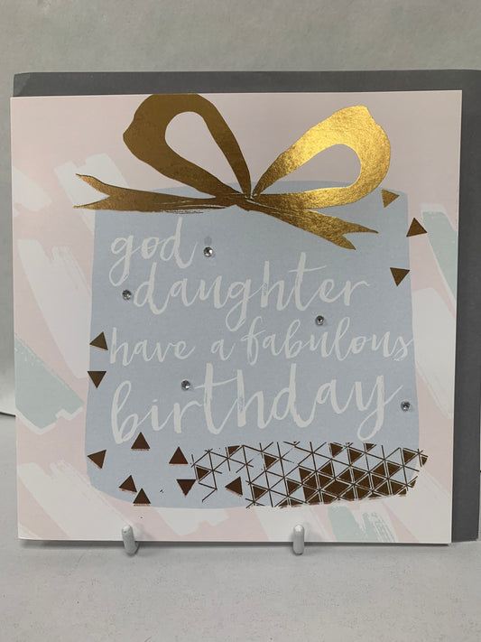 God Daughter Birthday Card -HG