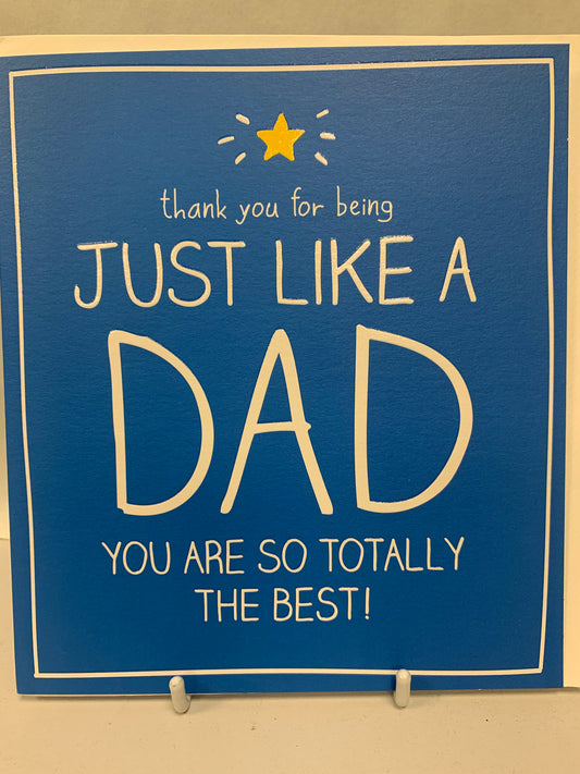 Just Like a Dad Birthday Card - Pigment