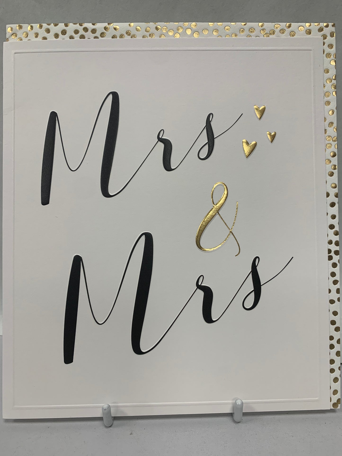 Mrs & Mrs Wedding Day Card  - Paperlink - Orchid
