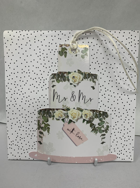 Mr & Mr Wedding Day  Card - H&G