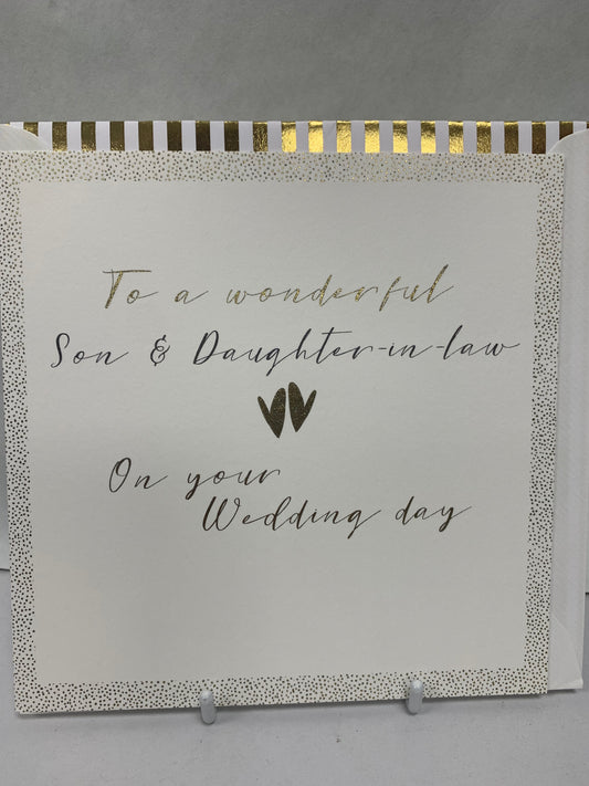Son & Daughter in Law Wedding Day - H&G