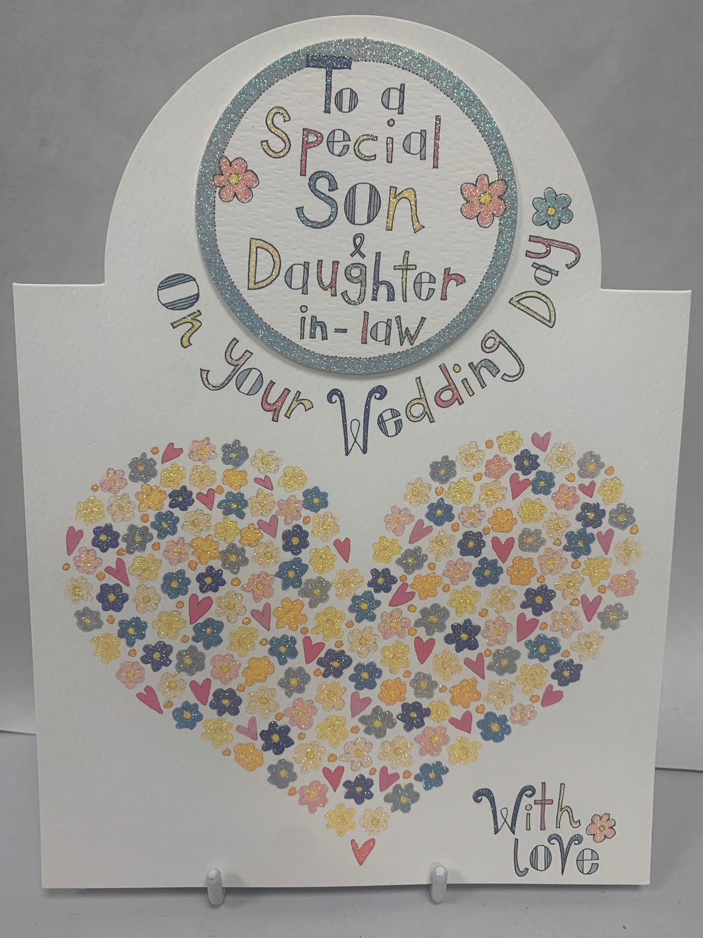 Son & Daughter in Law Wedding Day Card - Rachel Ellen