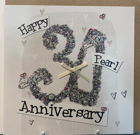 Pearl 30th wedding anniversary Tracy Russell