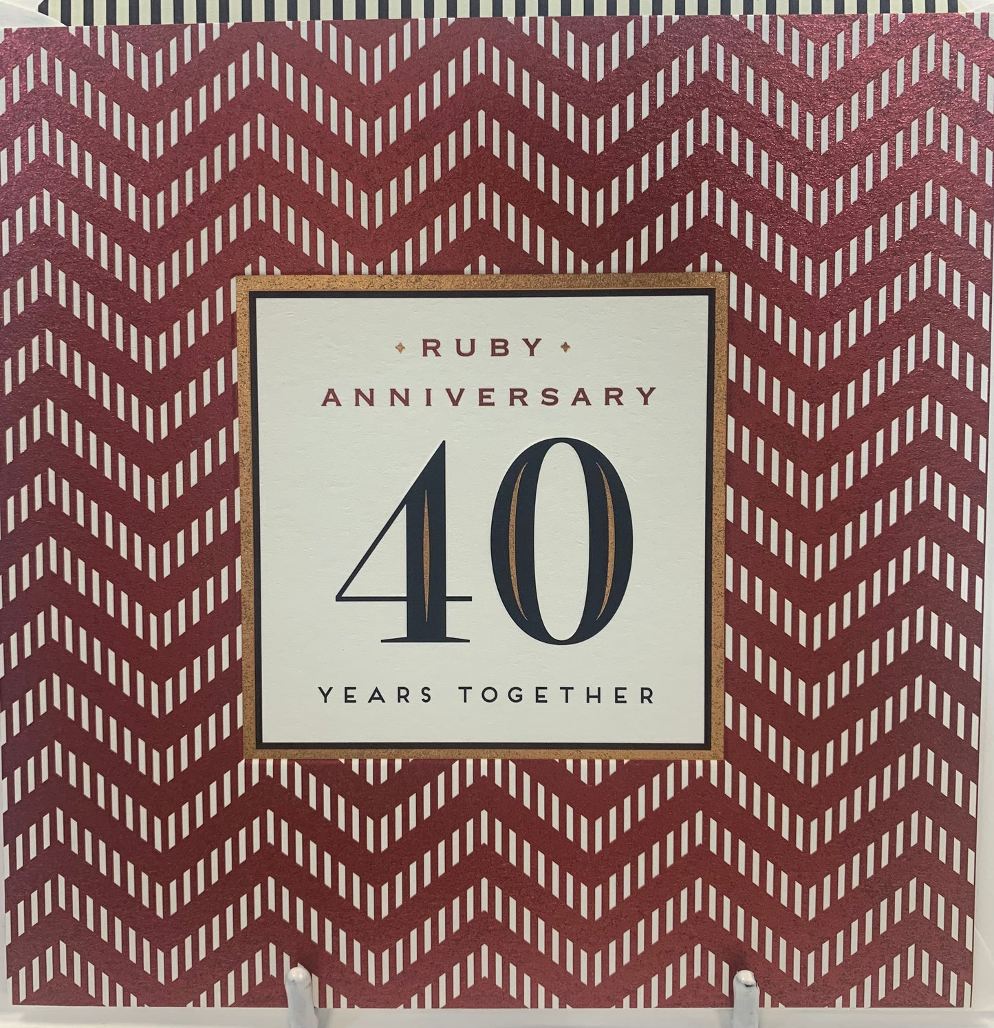 40th Ruby wedding anniversary pigment
