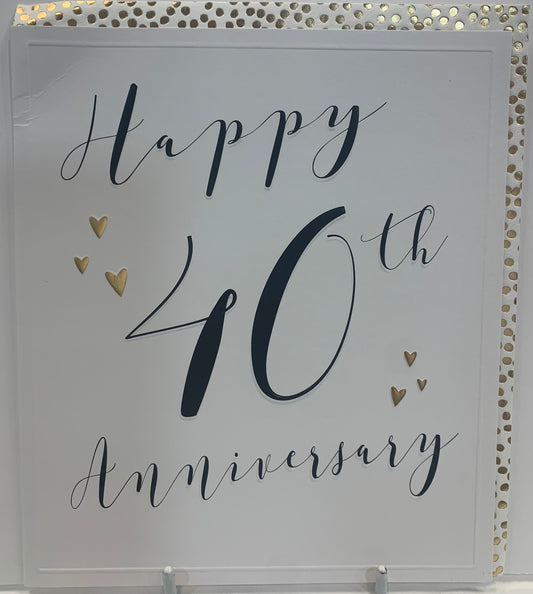 40th Ruby wedding anniversary