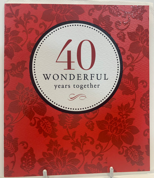 40th wedding anniversary pigment