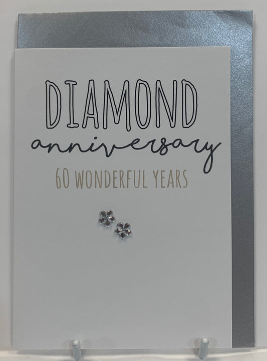 Diamond 60th Anniversary Card - Tracey Russell