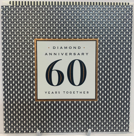 Diamond 60th Anniversary Card - Pigment