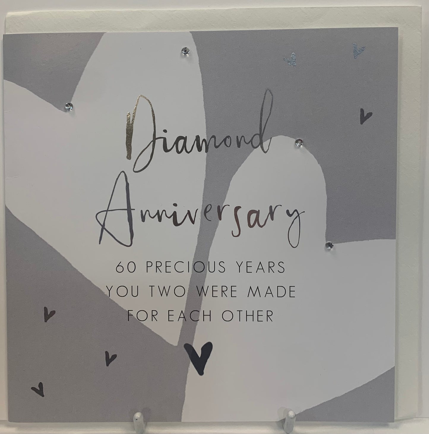 Diamond 60th Anniversary Card - H&G