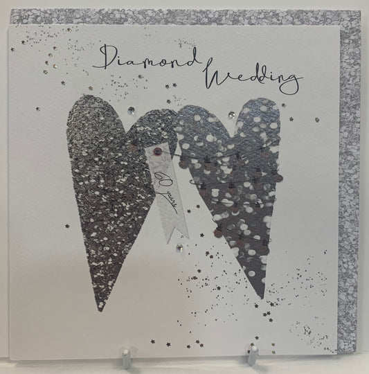 Diamond 60th Anniversary Card - H&G