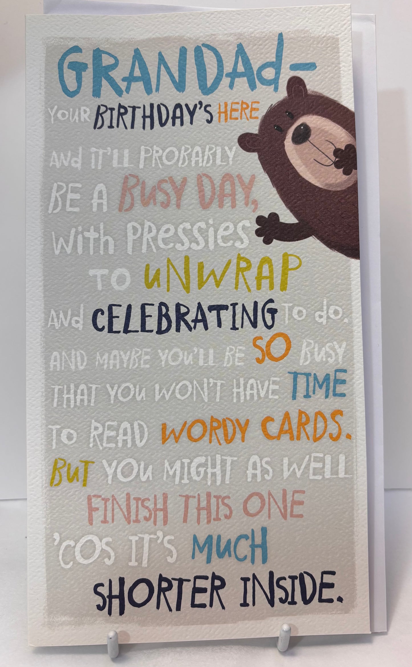 Grandad Birthday Card