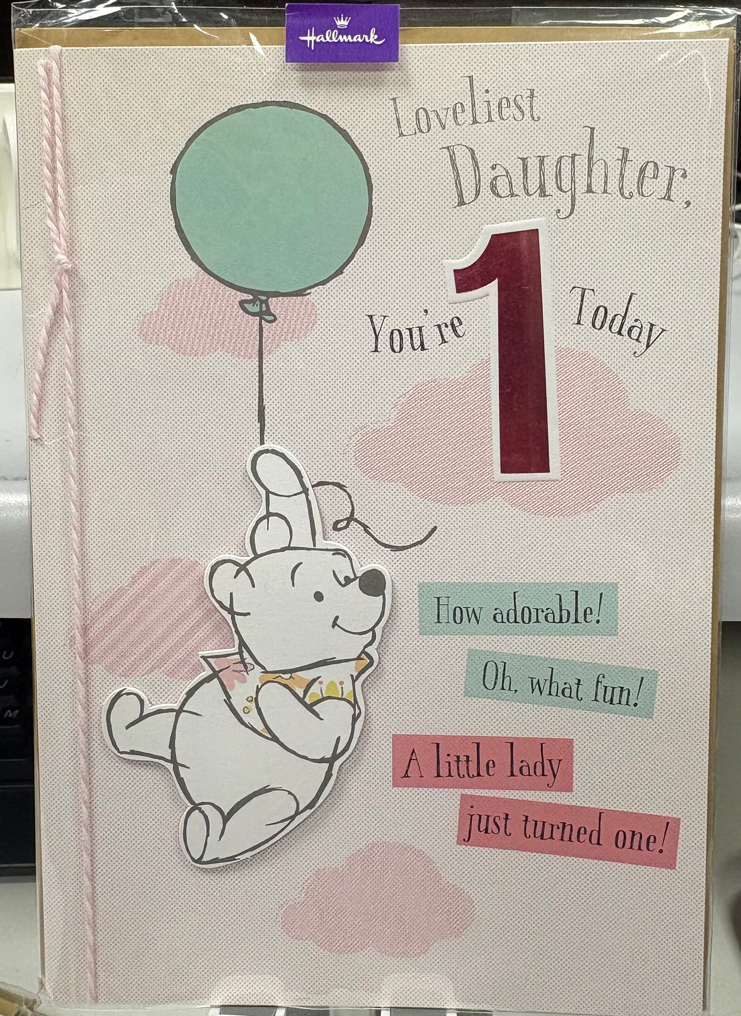 1st birthday card daughter hallmark